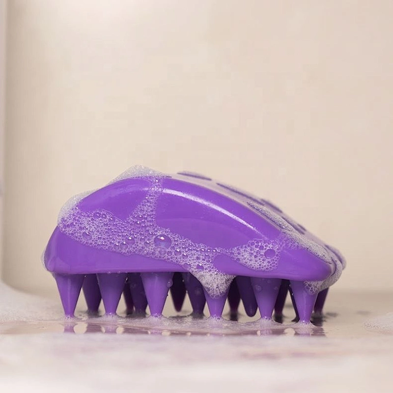 Silicone Head Scalp Massager Shampoo Brush Invigorating Comb Shower Body Washing Hair