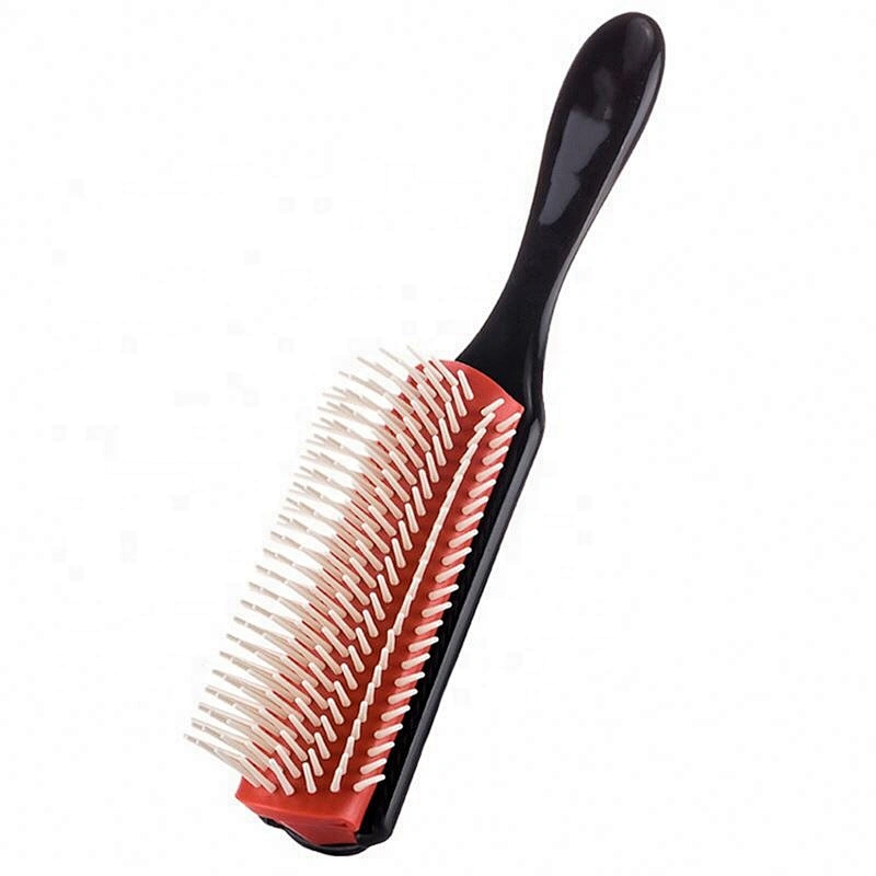 Factory Direct Top Selling Abs Custom Plating Denman Hair Brush
