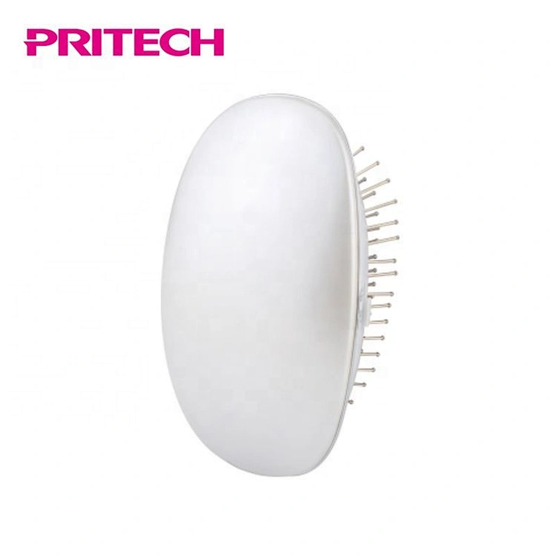 PRITECH Beauty Battery Operated Massager Comb Electric Ionic Hair Brush