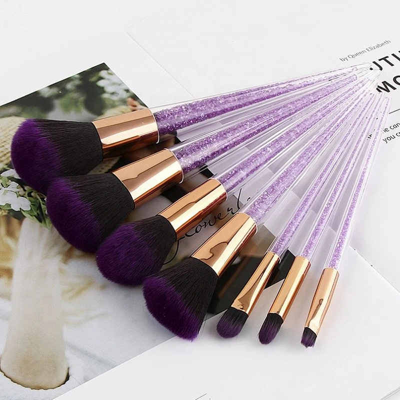 Wholesale High Quality 7 Pcs Makeup Brush Set Synthetic Make Up