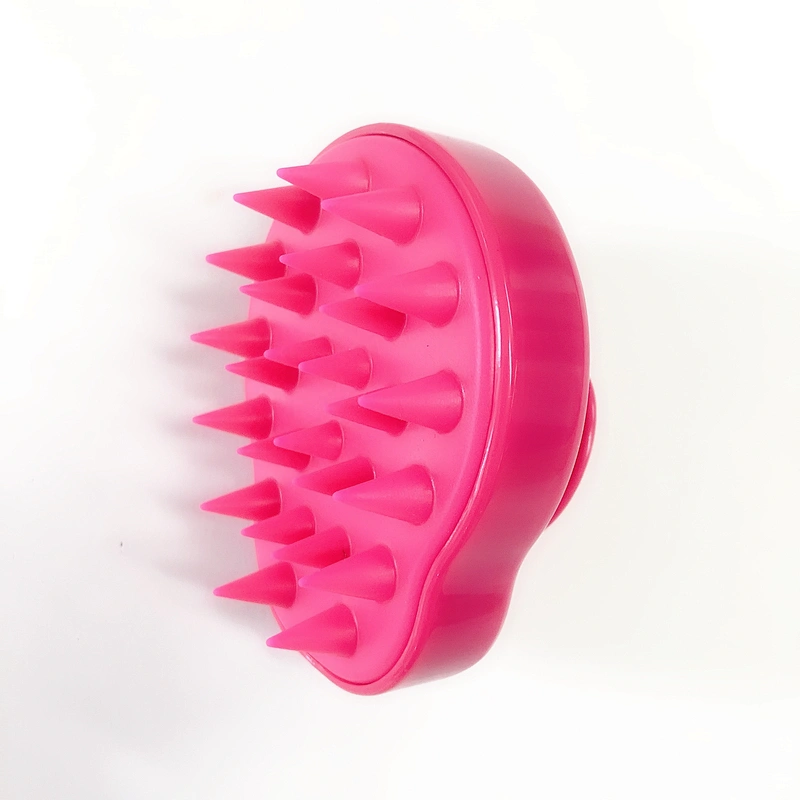 Amazon Hot Sale Hair Brush Eco-Friendly Silicone Material Scalp Massaging Shampoo