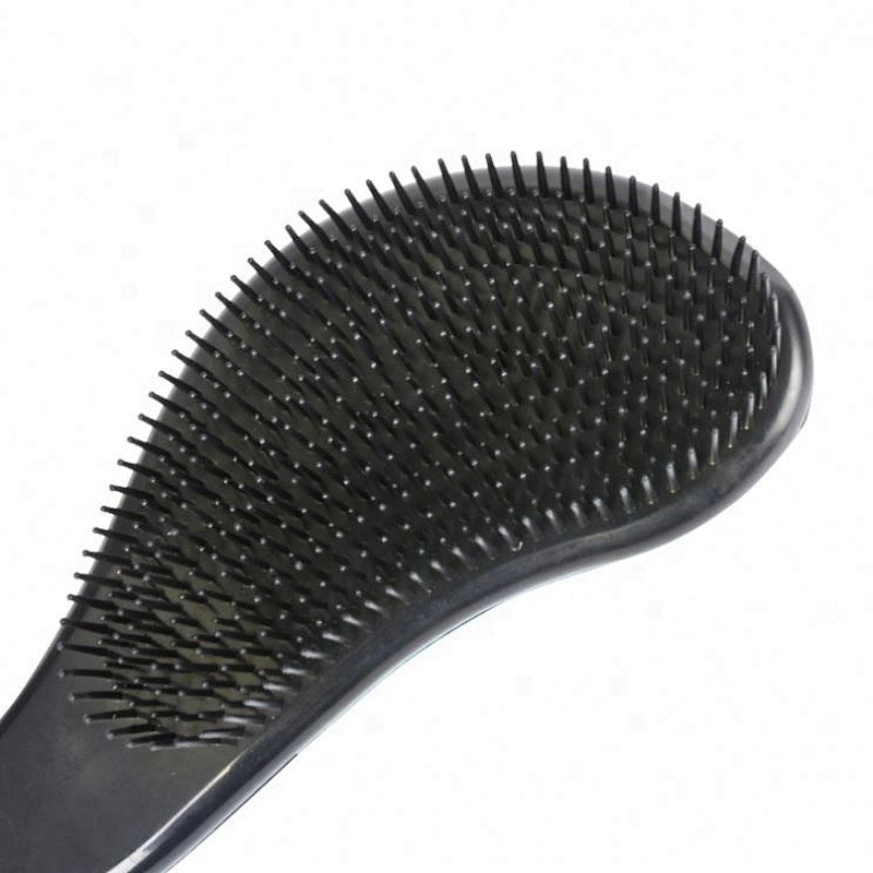 New fashion best selling electroplating green blue color hairbrush custom barber care detangle brush hair