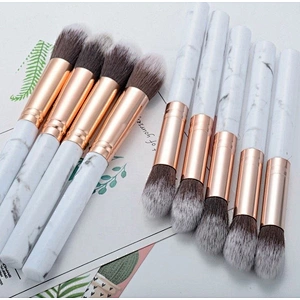 Free Sample 5Pcs Private Label Professional Makeup Brush Custom Set With Plastic Handle