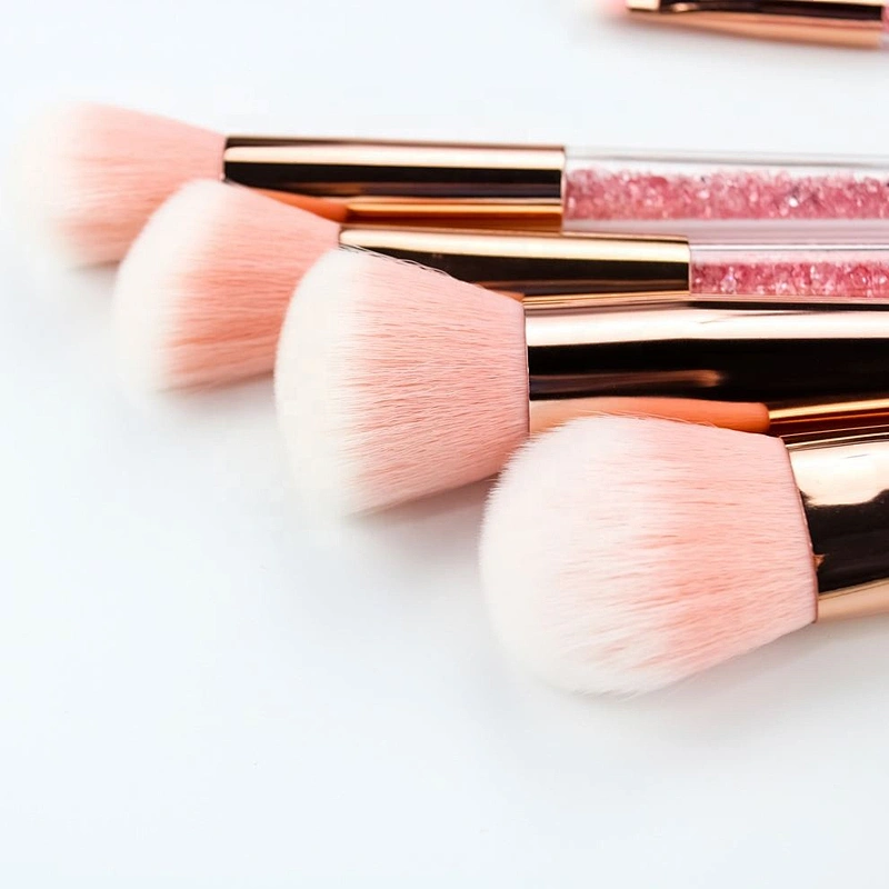 Bling Crystal Handle Diamond Makeup Brushes 7Pcs Glitter Make-Up Brush Set