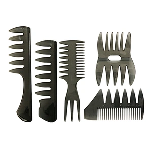 Xinlinda brand personalized plastic hair travel  hairdressing comb set