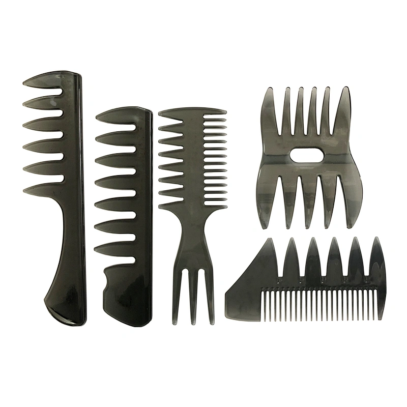 Xinlinda brand personalized plastic hair travel  hairdressing comb set