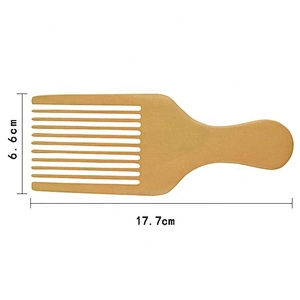 Factory hot sale wood comb honey flat set hot comb personalized hair comb