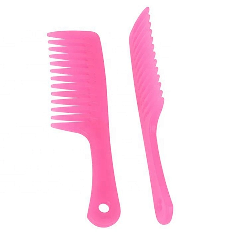 Custom Logo Large size acetate wide Tooth Barber Use Plastic Hair Detangling styling Comb