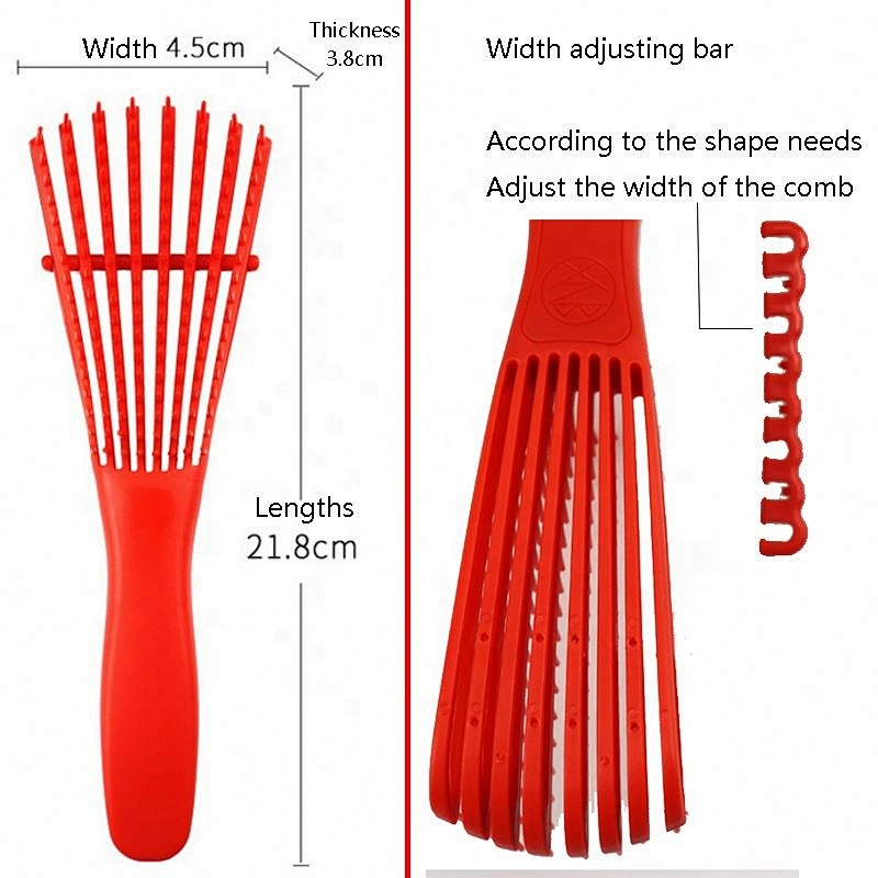 Wholesale Scalp Curly Hair Comb Ez Detangler Wet Massage Brush For Women Men Salon