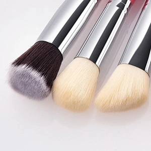 Factory Price 9PCS Pink Foundation Cheap Good Quality Face Makeup Brush Holder Set Online Professional Cosmetics Brushes