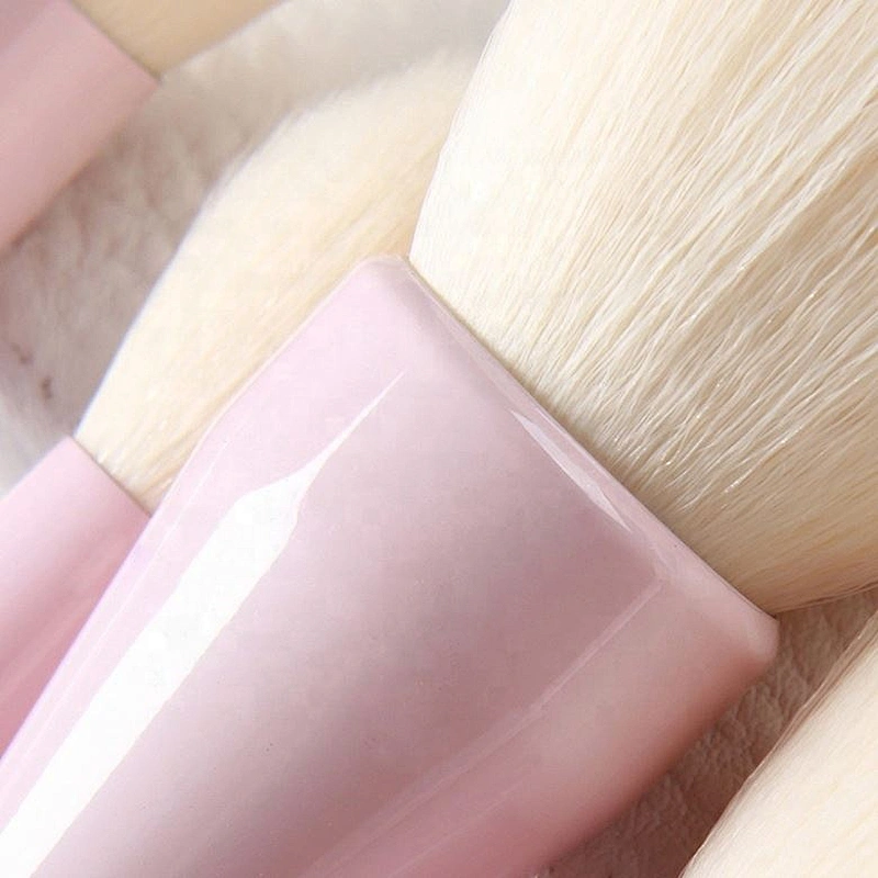 14Pcs/Set Gradient Handle Makeup Brushes Soft Synthetic Hair Foundation Power Brush Set Facial Make Up Tools With Cosmetic Bag