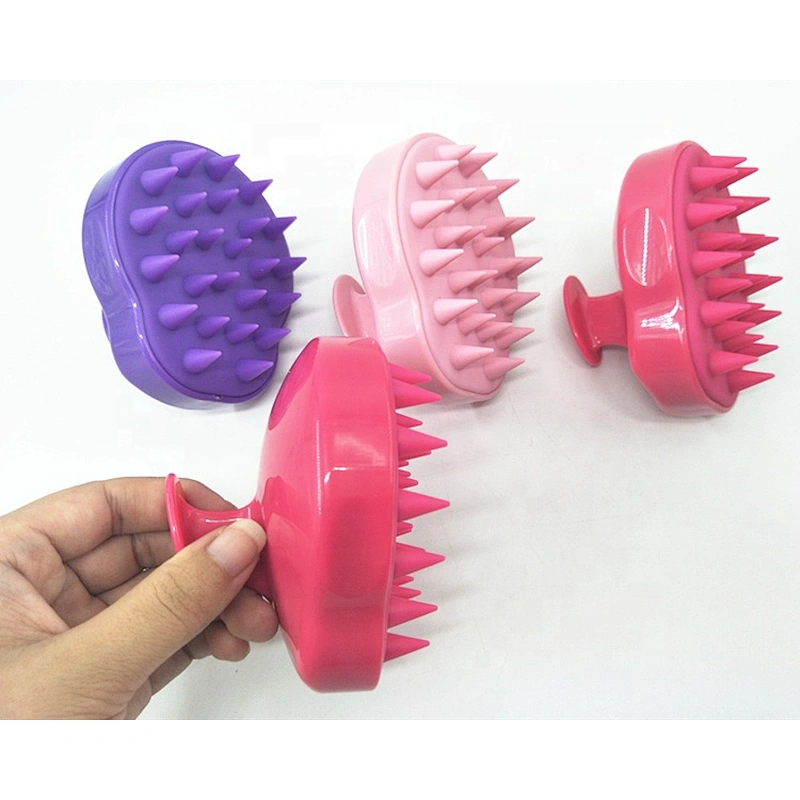 Silicone Scalp Hair Massage Brush,Scalp Massaging Shampoo Brush