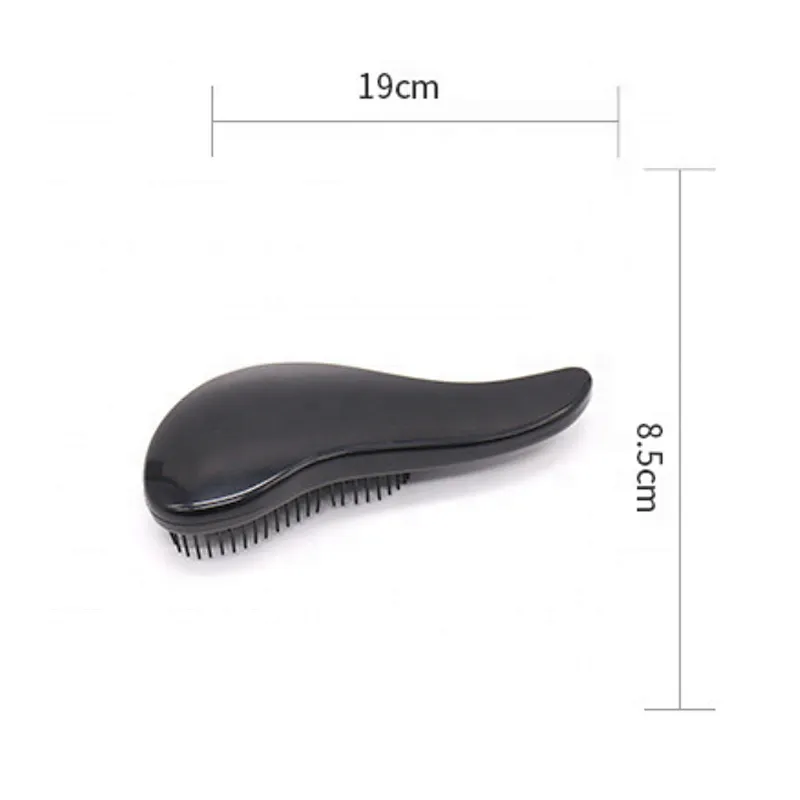 NEW Hot Sale High Quality Portable Outdoor Laser Curly Private Label Plastic Cute Wig Massage Detangling Hair Brush