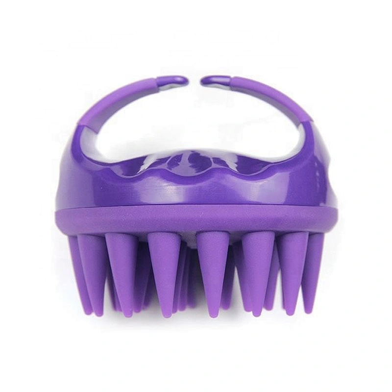Private Label Custom Silicone Scalp Massager Shampoo Brush