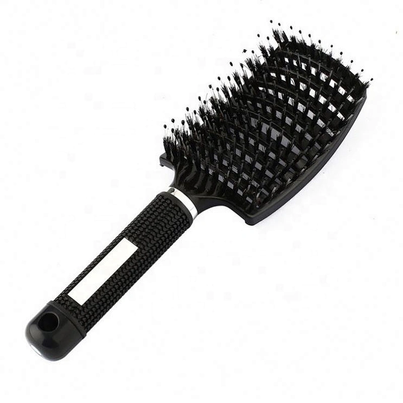 2019 Women Hair Scalp Massage Comb Bristle & Nylon Hairbrush Wet Curly Detangle Brush For Salon Hairdressing Styling Tools