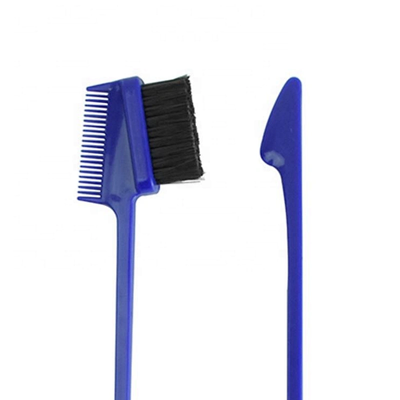 Professional Beauty Care Tools Doubled Sided Mini Eyebrow Edge Control Brush And Hair Comb