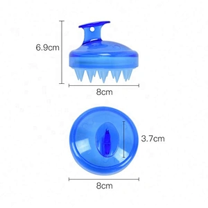 Silicone scalp shampoo massage brush head bath massage hair comb Massage Brush