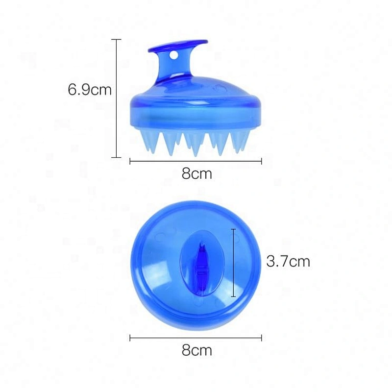 Silicone scalp shampoo massage brush head bath massage hair comb Massage Brush