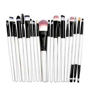 20 Makeup Brushes Beauty Tool Kit Eye Shadow Brush Neutral Non-Logo