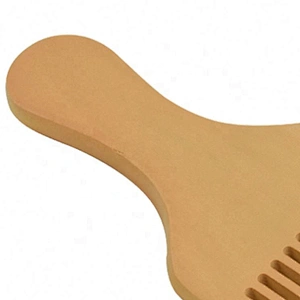 Wholesale ecofriendly men's styling afro pick hair grooming personalized professional hair comb wood