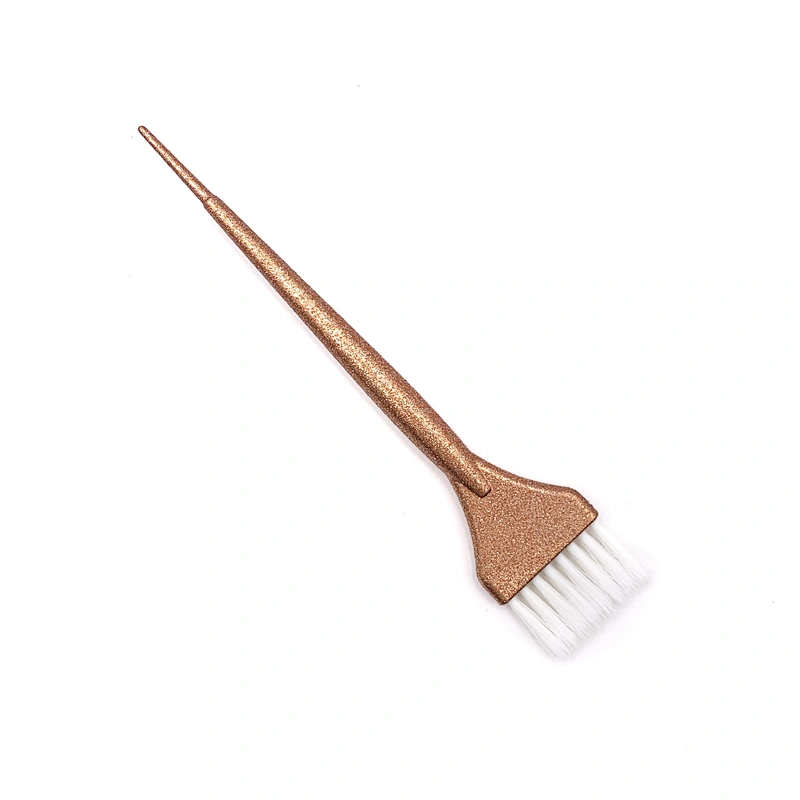 Custom hair styling tool square paddle pad marble hair dye brush