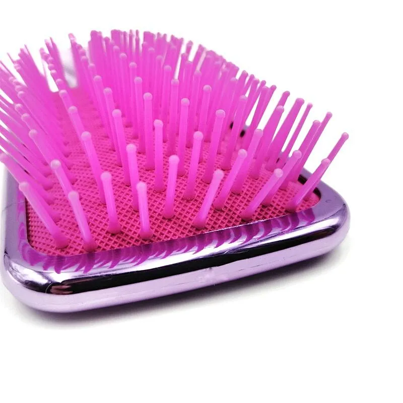Xinlinda premium hot sale new product galvanized glossy surface hair paddle cushion brush