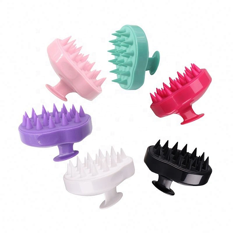 Silicone Scalp Hair Massage Brush,Scalp Massaging Shampoo Brush