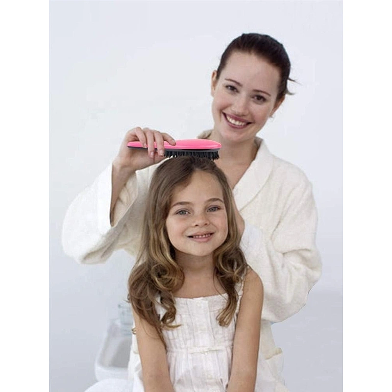 Customized Color Logo Detangling Hair Brush Comb Classic For Curly