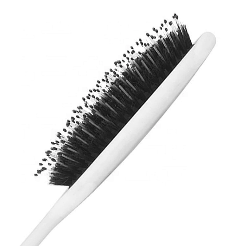 Ningbo factory wholesale comfortable white pins cushion massage boar bristles hair brush