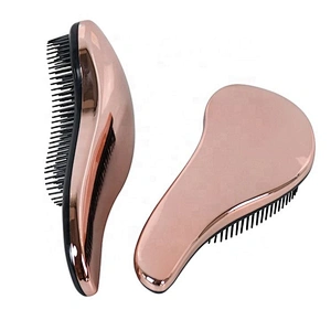 2020 New Coming Comfortable Wholesale Rose Gold Detangle Hair Brush magic hair brush