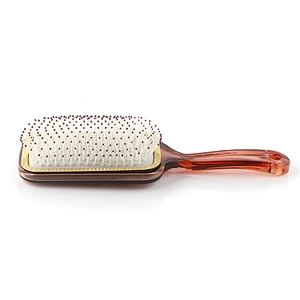 Xinlinda brand custom best quality Plastic hair brush with handle  detangle straightener hair brush