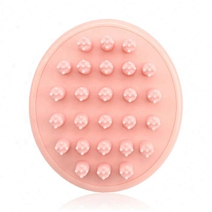 Free Samples Silicone Head Scalp Massage Shampoo Brush