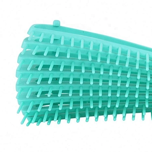 PVC box set octopus shape 8 lines air wave brush for hair fast drying plastic flexible hairbrush detangle