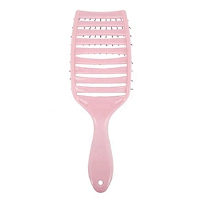 OEM inject body vent air fast drying hair massager brush popular pink customized wave brush