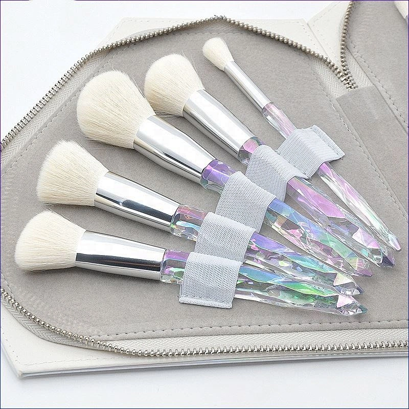 2020 New Arrival 10Pcs Exquisite Cosmetics Brush Diamond Art Bag Make Up Sets