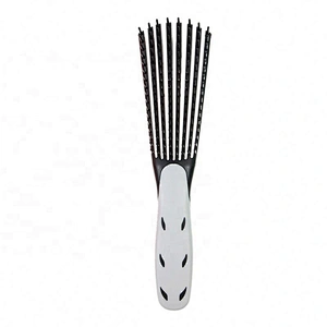 African American Hair Comb Afro Detangling Brush For Natural Hair-Detangler America 3A To 4C Kinky Wavy