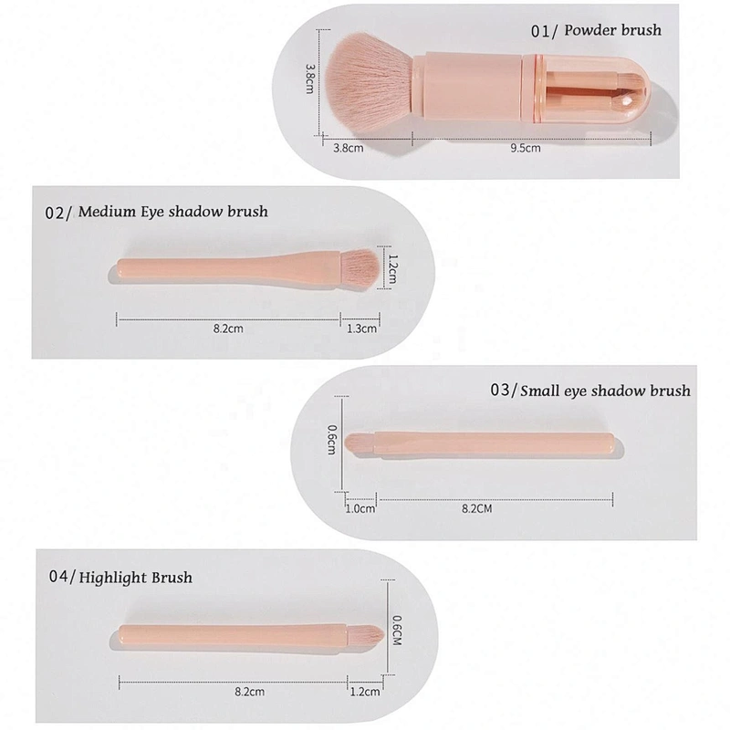 Skin Feeling Exquisite Makeup Tools Patent Products Import Fiber Hair Cosmetic Brush Set