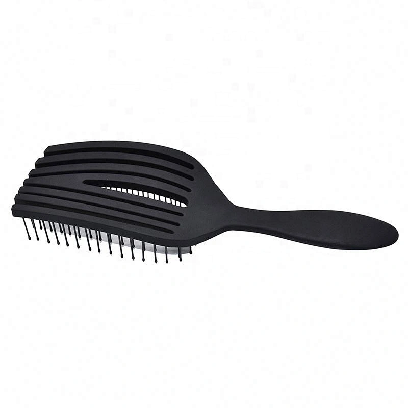 New design plastic  integrated convenient and practical detangling hair brush for salon