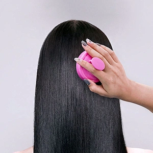 Scalp Massager Shampoo Brush Hair For Growth Silicone Massage Head Scrubber Oil Care Plastic Shower Handheld Manual