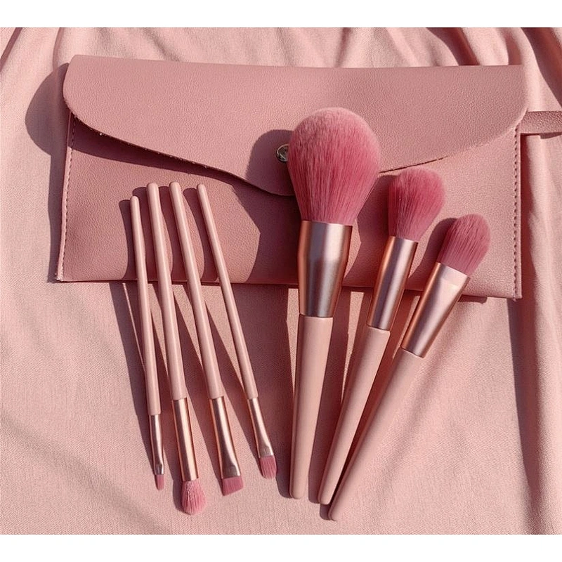 2020 New Arrivals Flame Shape Makeup Brush Foundation Powder Highlighter Cosmetic Brushes Kit