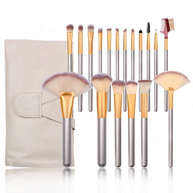 New Product Wholesale Quality Brush Make Up Profesional Set Man-Made Fiber Portable Makeup Brushes 24 Pcs