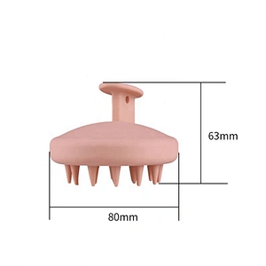 LMZ266 Silicone Hair Scalp Massager Shampoo Brush