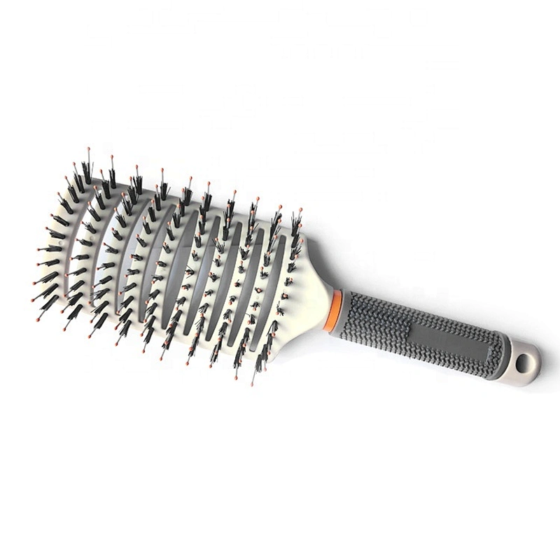 Women Hair Scalp Massage Comb Bristle & Nylon Hairbrush Wet Curly Detangle Brush For Salon Hairdressing Styling Tools