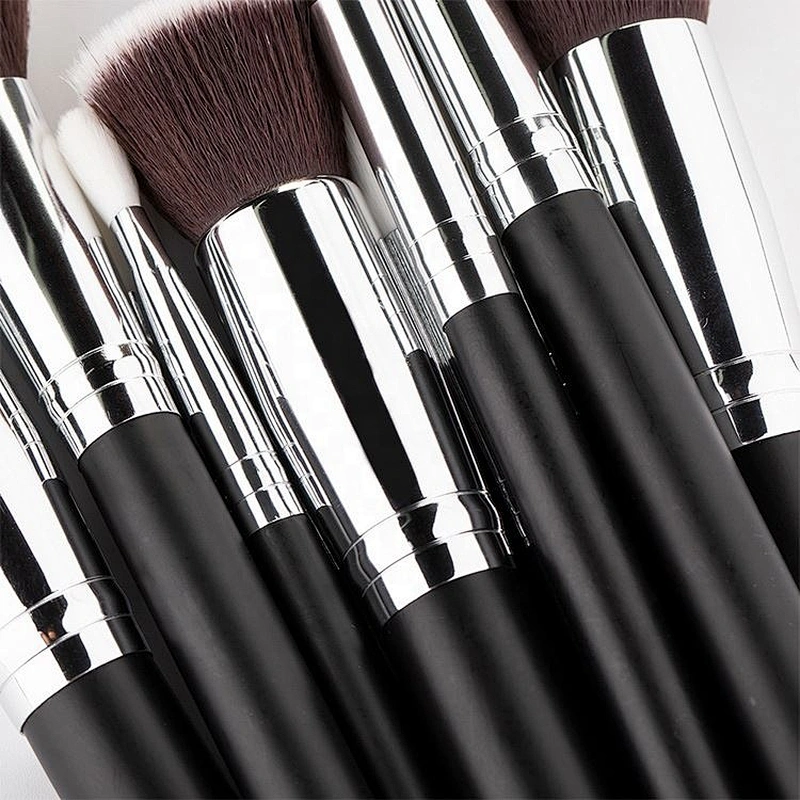 New Multi - Function 15 Makeup Set Wooden Handle Nylon Hair Brush