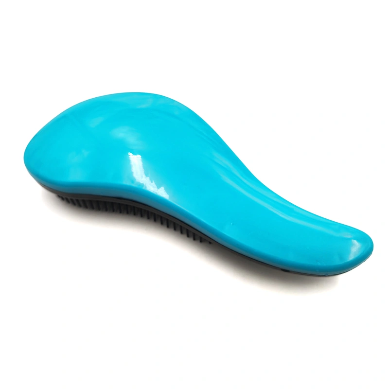 Wet detangler easy clean TPE bristles hair brush