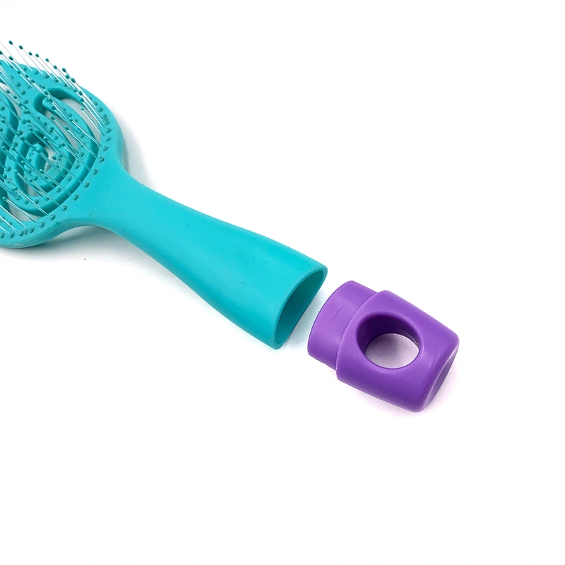 New Design Flexible Quick Self Cleaning Magic Hair Brush, Detangle Brush Eco-friendly Material Waterproof