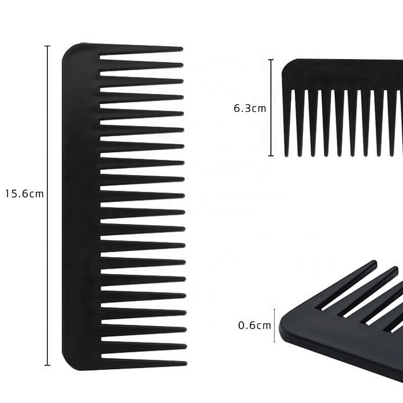 Magic newest red plastic styling hair pressing tooth cutting comb barber for salon comb set