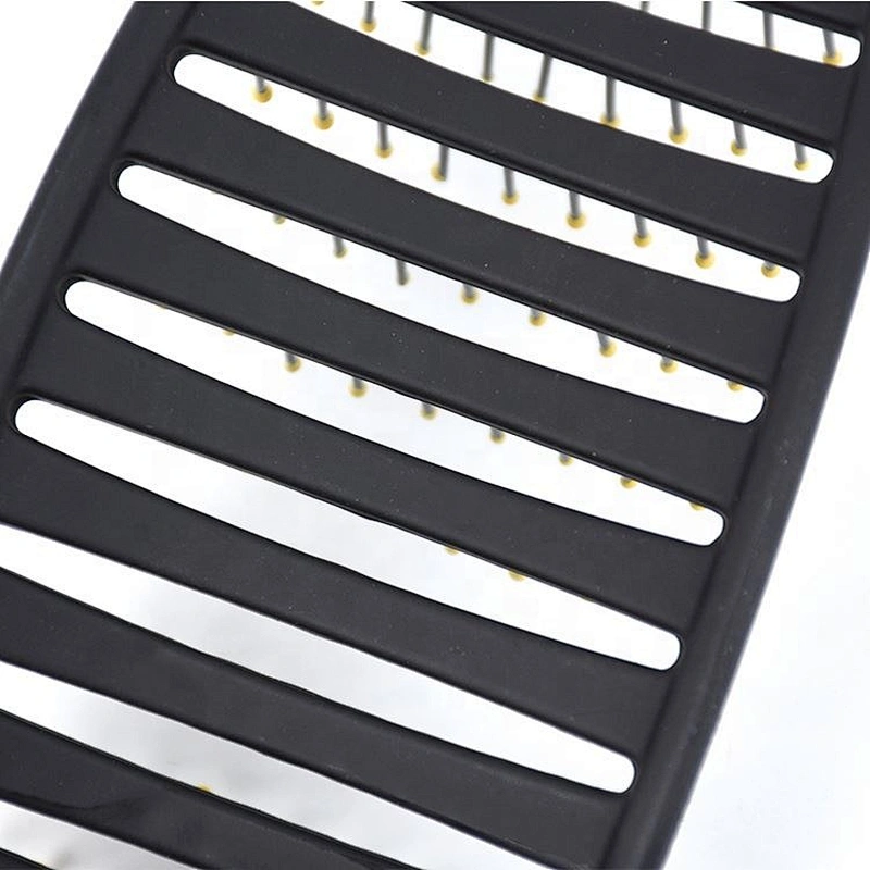 Fashional italy styling curved vent hair brush light drying fast curly ladies hair brush