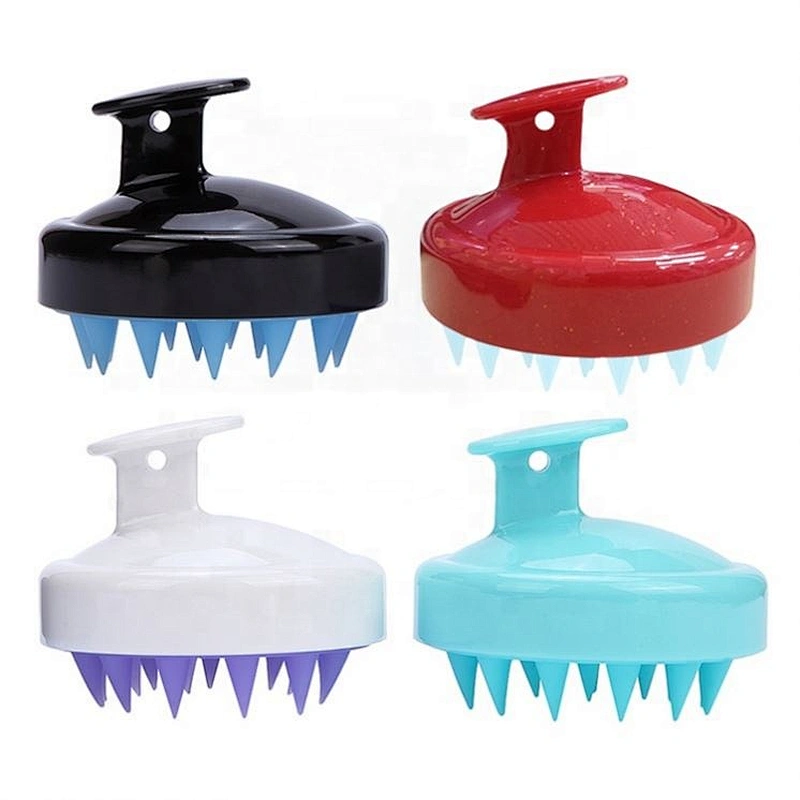 Private Logo Small Cleaning Invigorating Head Hair Rejuvenating Scalp Scrubber Shampoo Massage Brush