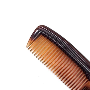 Custom Logo High Quality Straight Hair Comb Professional Salon Hairdressing Antistatic Comb Barber Scissors Common Comb Plastic